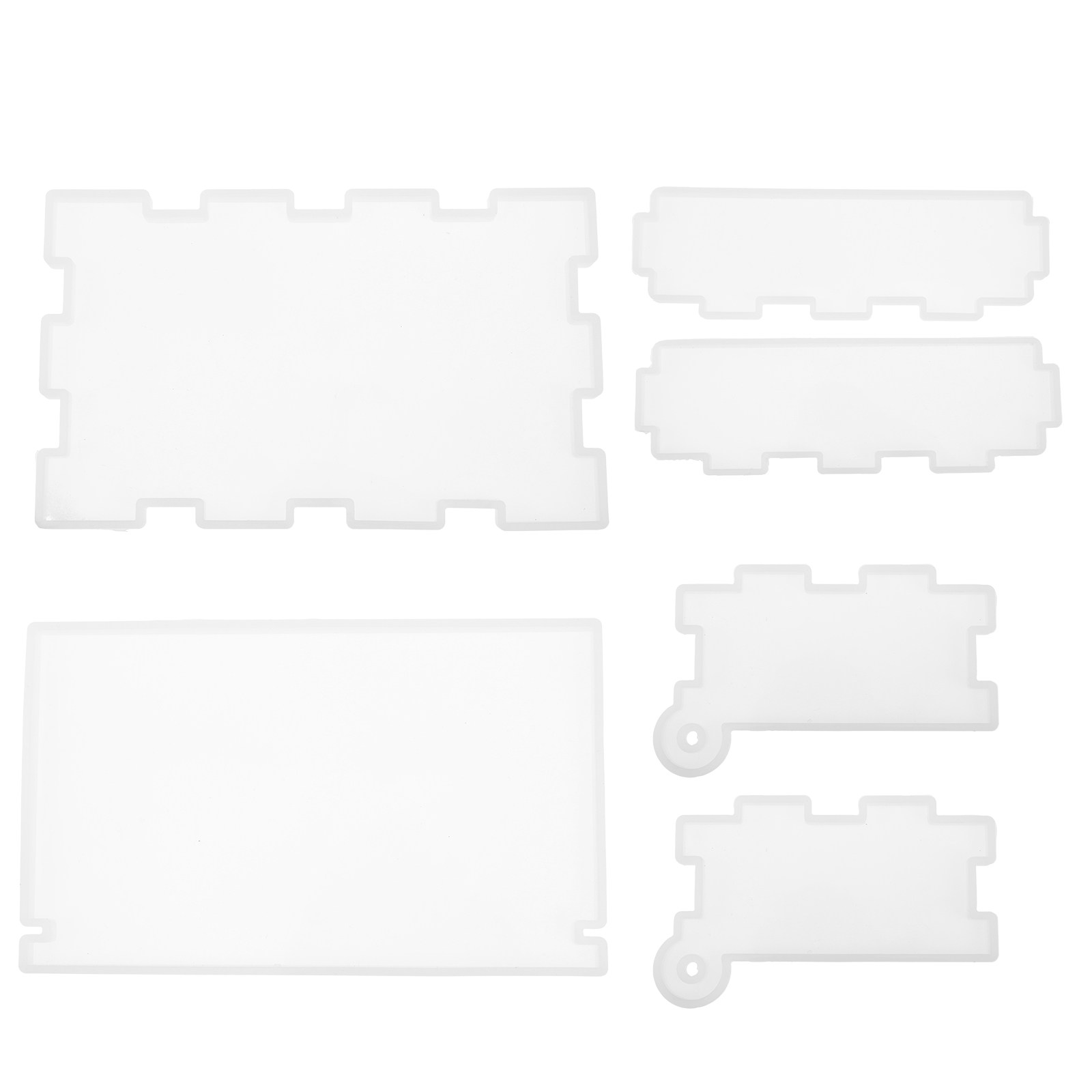 Figure Display Box - 6 قطع من قوالب صناديق التخزين