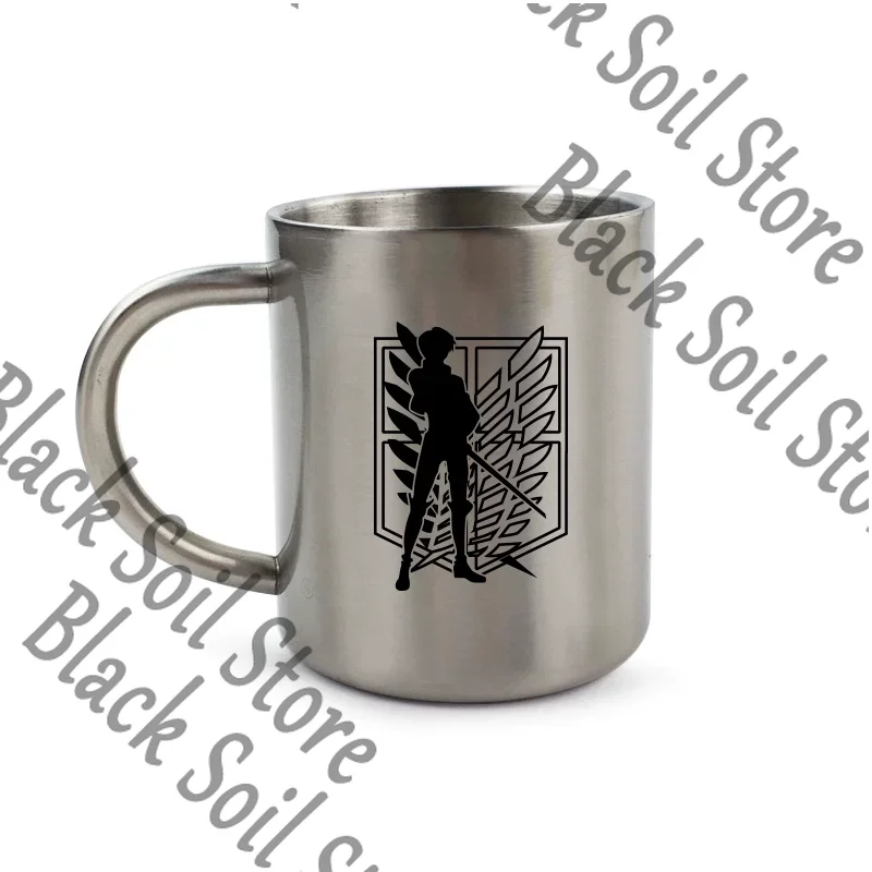 Anime Merchandise Mugs - كوب معدني من الفولاذ المقاوم للصدأ