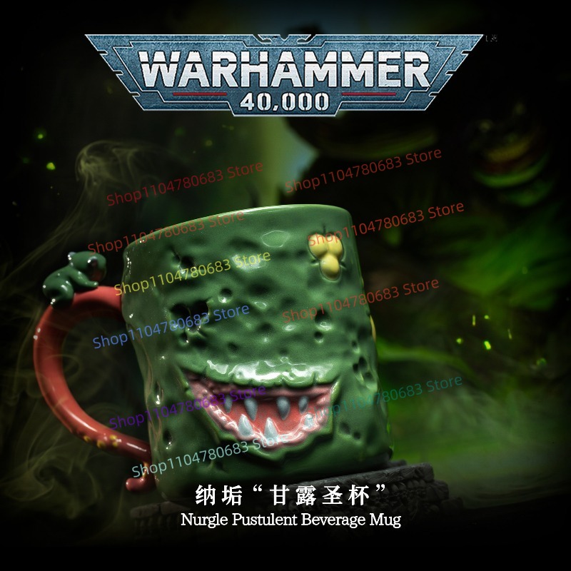 Anime Merchandise Mugs - كوب نورجل من سيراميك 40K، كوب