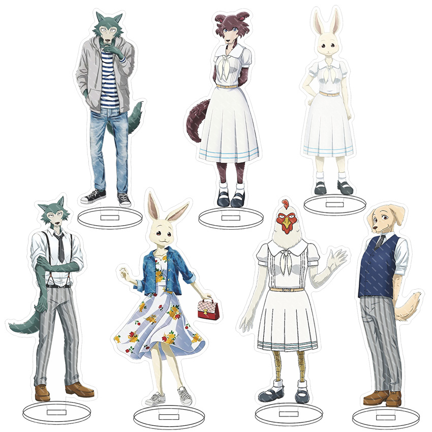 Anime Merchandise Toys - تماثيل أكريليك أنمي بيستارز بطول 16