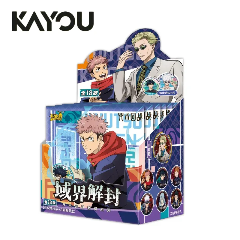صندوق مفاجآت شارة كايو جوجوتسو - مراجعة Anime Merchandise In Japan وسعره