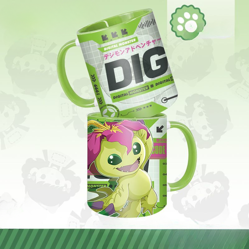 Digimon شخصية أنيمي البضائع ال - مراجعة Anime Merchandise Mugs وسعره
