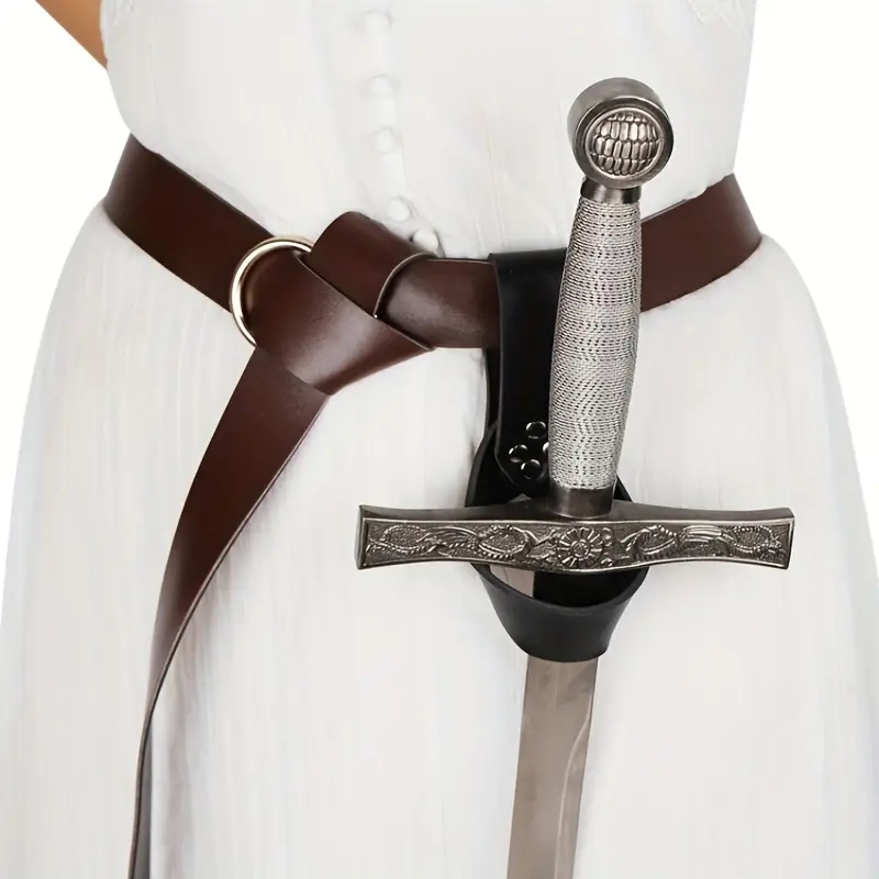حزام فايكنج جلدي عتيق للعب الأ - مراجعة Cosplay Prop Sword وسعره