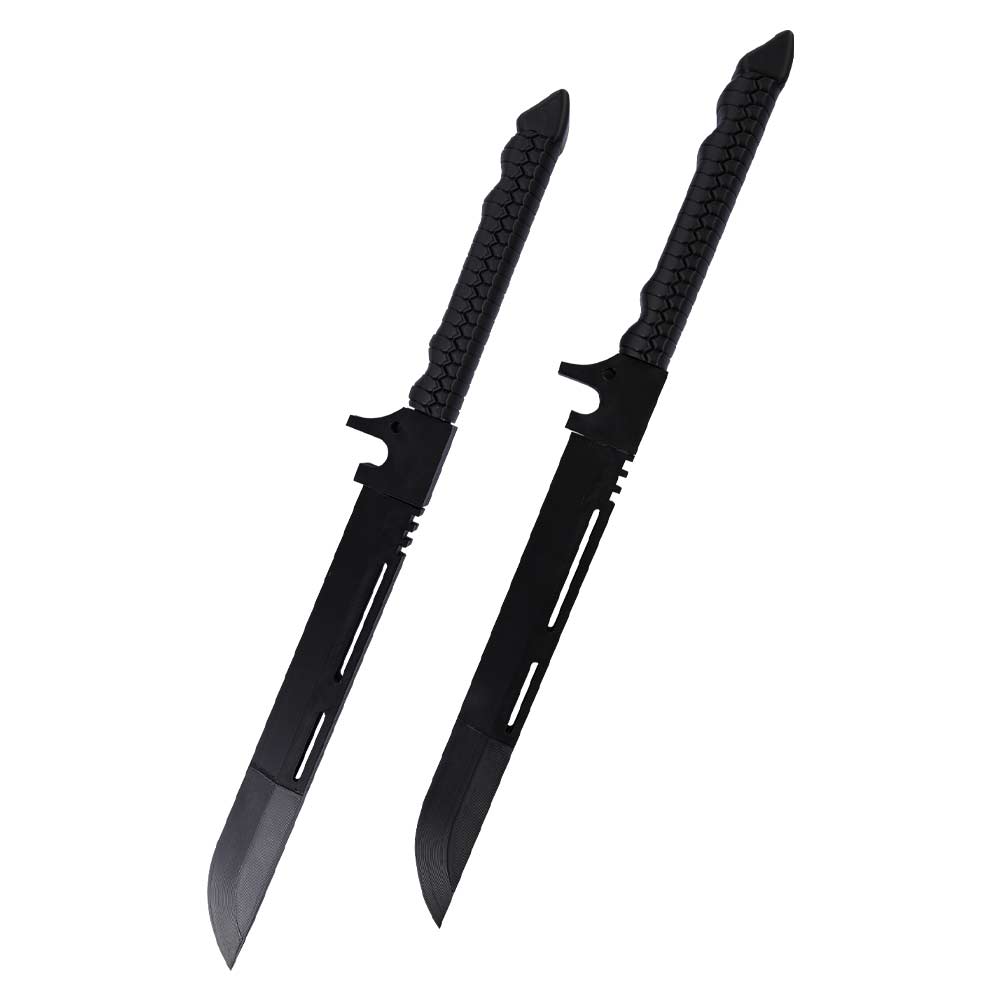 سكين بلاستيكي أسود من أنمي سوش - مراجعة Cosplay Prop Sword وسعره