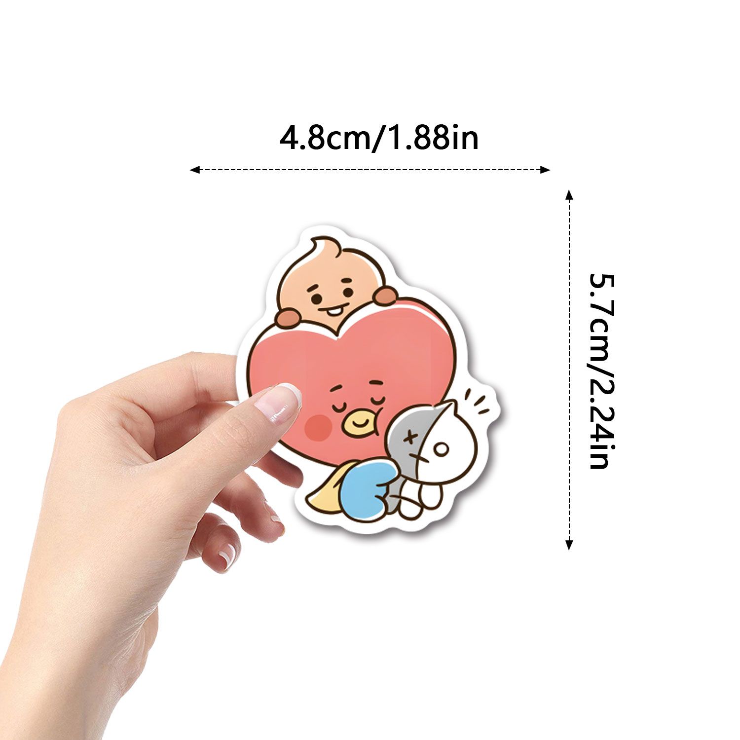 ملصقات BT21 الكرتونية اللطيفة  - مراجعة Anime Merchandise Mugs وسعره